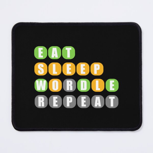 Item preview, EAT SLEEP WORDLE REPEAT designed and sold by TivertonRose.