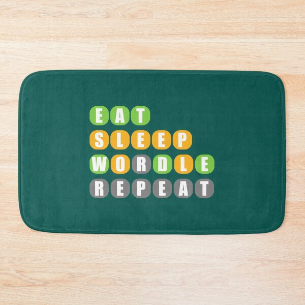 Item preview, EAT SLEEP WORDLE REPEAT designed and sold by TivertonRose.