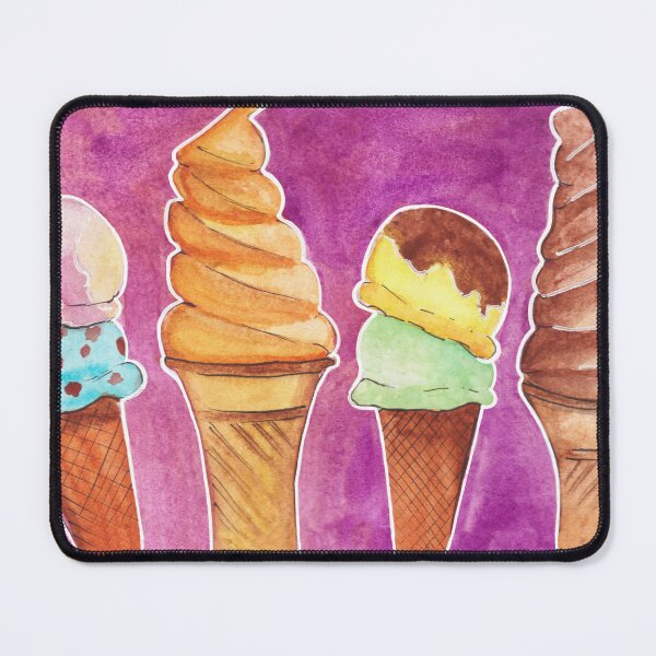 Item preview, Watercolor - Ice cream time, summer time designed and sold by Karolien Kenis.