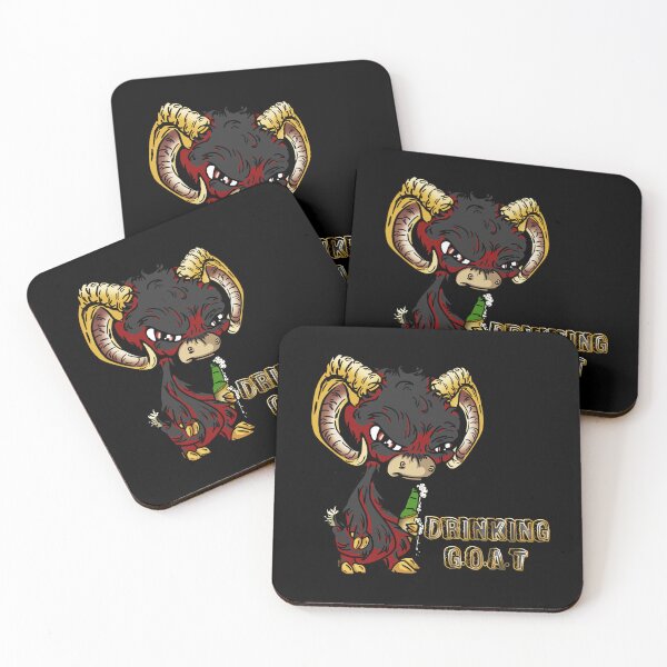 Item preview, Black Cartoon Drink GOAT - Greatest of All Time designed and sold by iduzarts.
