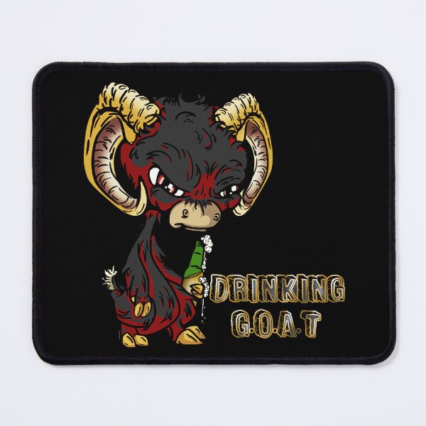 Item preview, Black Cartoon Drink GOAT - Greatest of All Time designed and sold by iduzarts.