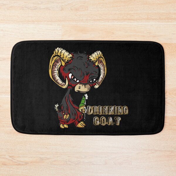 Item preview, Black Cartoon Drink GOAT - Greatest of All Time designed and sold by iduzarts.