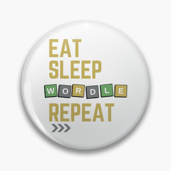 Item preview, Eat Sleep Wordle Repeat designed and sold by TivertonRose.