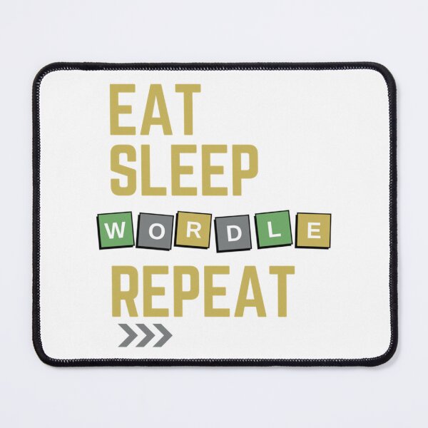 Item preview, Eat Sleep Wordle Repeat designed and sold by TivertonRose.