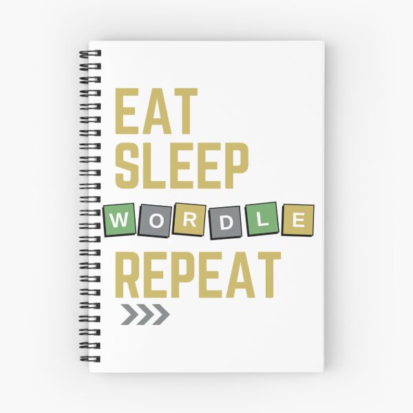 Item preview, Eat Sleep Wordle Repeat designed and sold by TivertonRose.