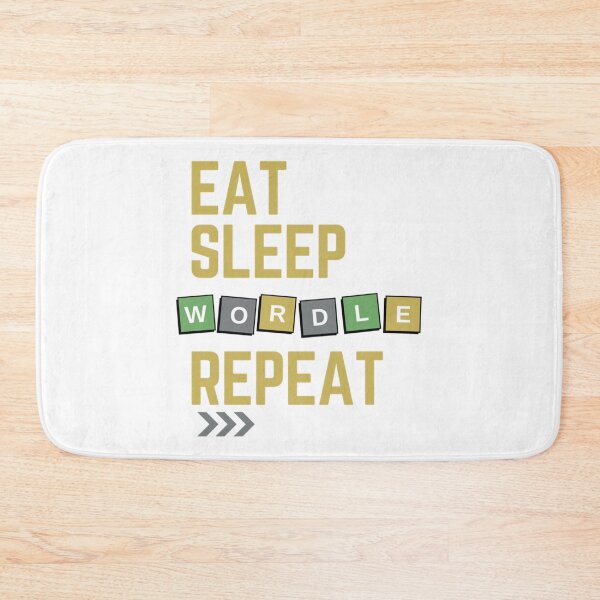 Item preview, Eat Sleep Wordle Repeat designed and sold by TivertonRose.