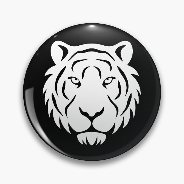 Item preview, Tiger head, white designed and sold by oatdreams.