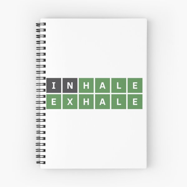 Item preview, Inhale Exhale (Wordle Style)     designed and sold by TivertonRose.