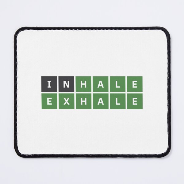 Item preview, Inhale Exhale (Wordle Style)     designed and sold by TivertonRose.