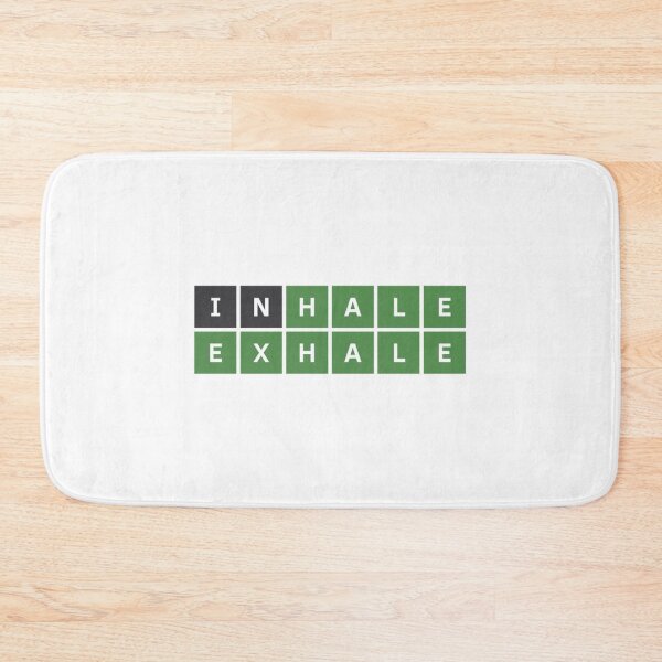 Item preview, Inhale Exhale (Wordle Style)     designed and sold by TivertonRose.