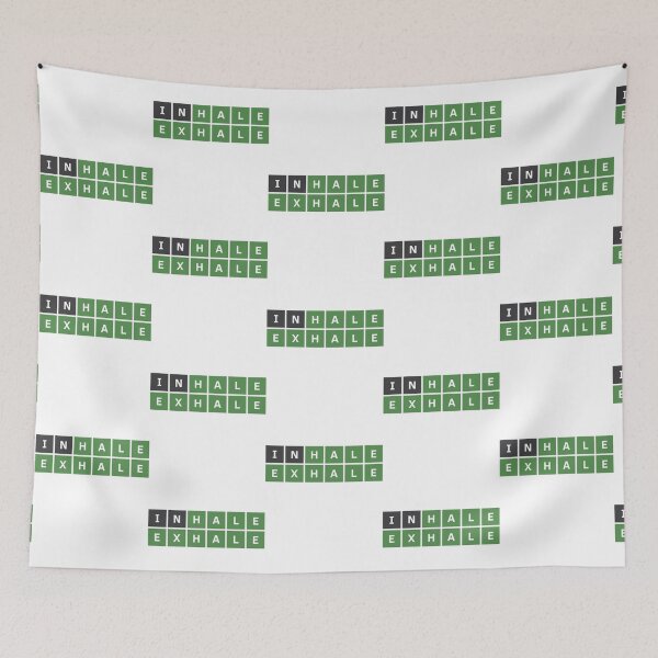 Item preview, Inhale Exhale (Wordle Style)     designed and sold by TivertonRose.
