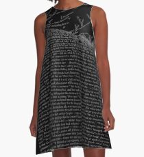 The Raven by Edgar Allan Poe A-Line Dress