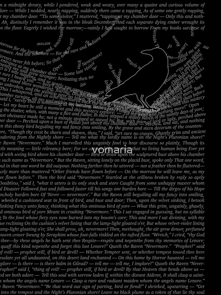 The Raven by Edgar Allan Poe by vomaria