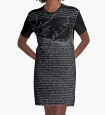 The Raven by Edgar Allan Poe Graphic T-Shirt Dress