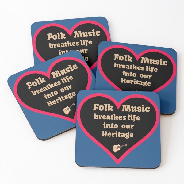 Item preview, I Love Folk Music as it  breathes life into our Heritage.  designed and sold by Inspire-me-CYK.