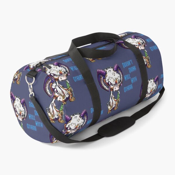 Item preview, Purple and Orange Cartoon Drink GOAT - Doesn't Drink Well with Others designed and sold by iduzarts.
