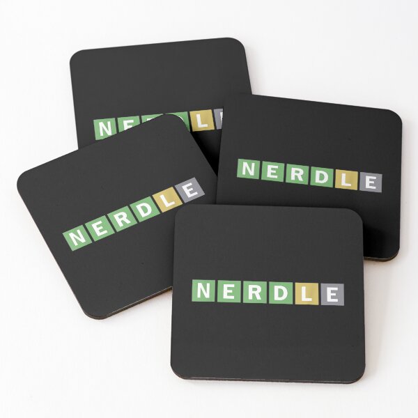 Item preview, NERDLE Wordle Game Best Gift For Nerd   designed and sold by TivertonRose.