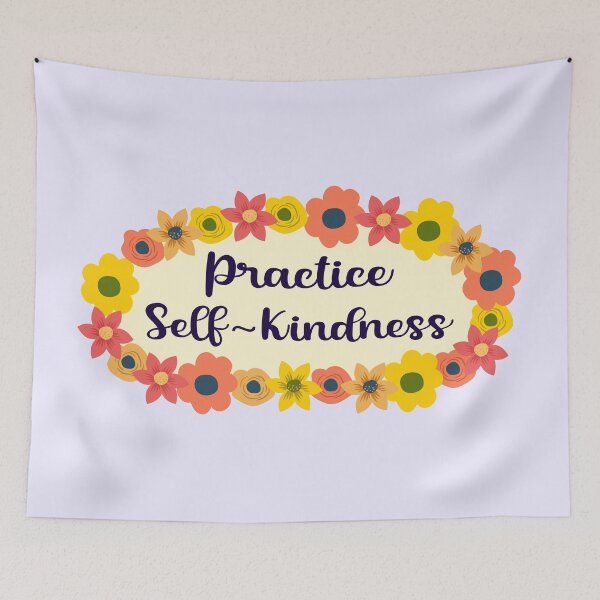 Item preview, Practice Self Kindness - self love quote designed and sold by MOONINSPIRATION.