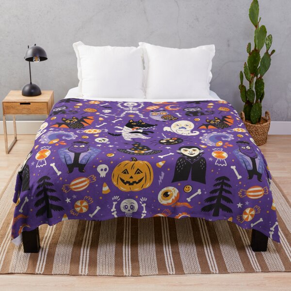 Happy Halloween Throw Blanket