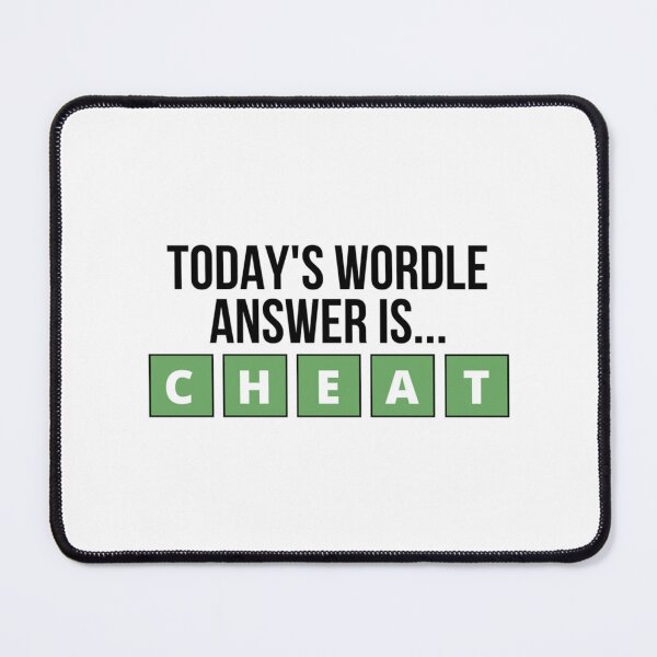 Item preview, Today_s wordle answer is cheat - wordle designed and sold by TivertonRose.