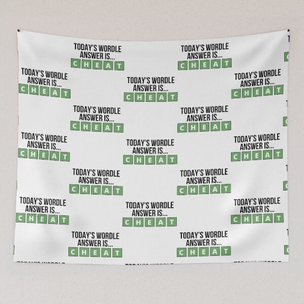 Item preview, Today_s wordle answer is cheat - wordle   designed and sold by TivertonRose.