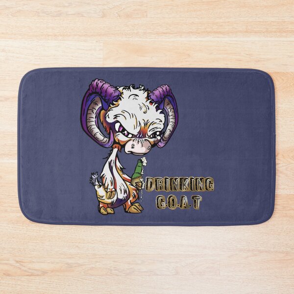 Item preview, Purple and Orange Cartoon Drink GOAT - Greatest of all time designed and sold by iduzarts.