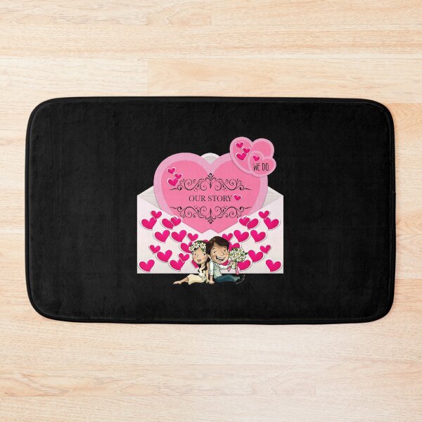 Item preview, Our Story (Pink on Black) designed and sold by PawsitiveMum.