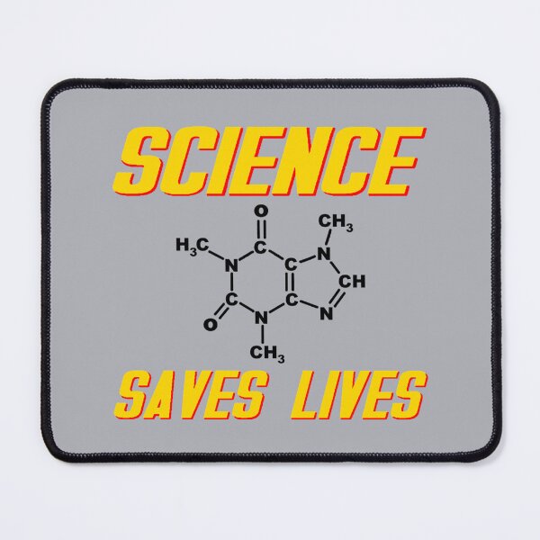 Item preview, Science Saves Lives Caffeine Molecule designed and sold by geekymindus.