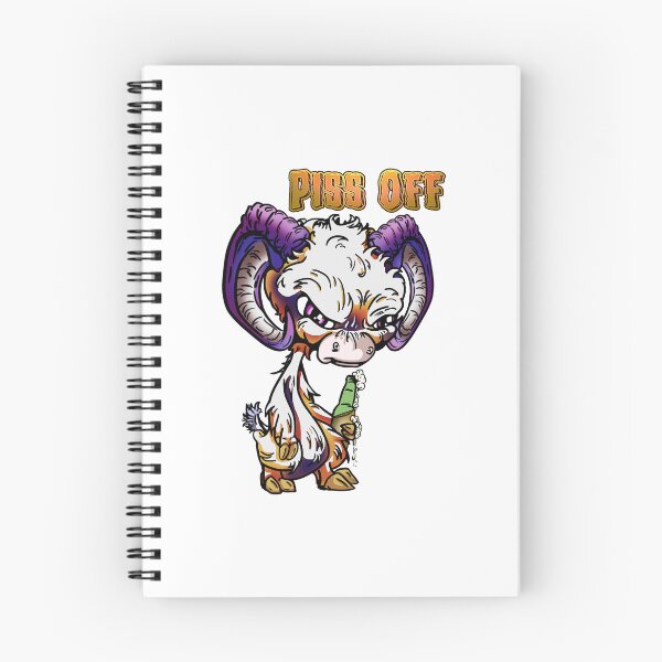 Item preview, Purple and Orange Cartoon Drink GOAT - Piss Off designed and sold by iduzarts.