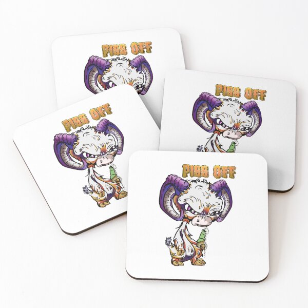 Item preview, Purple and Orange Cartoon Drink GOAT - Piss Off designed and sold by iduzarts.