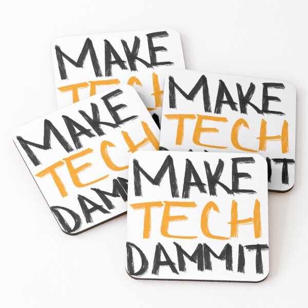 Item preview, Make Tech Dammit! designed and sold by Mak Kirish.
