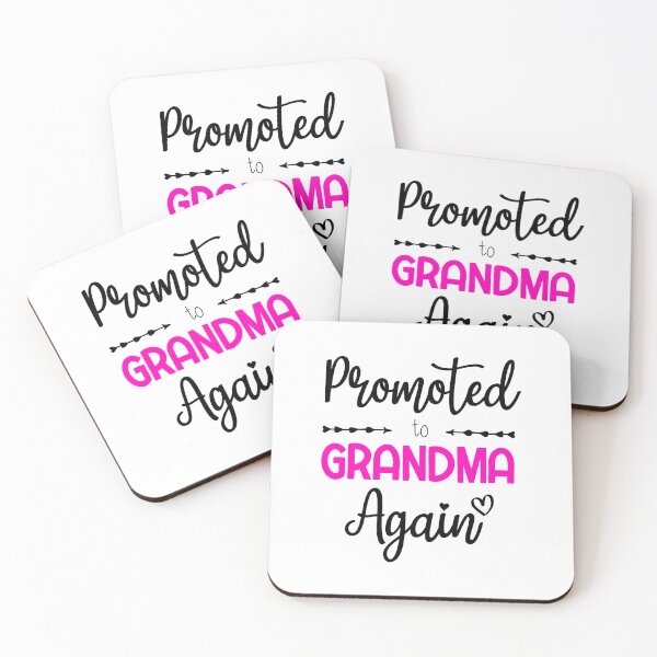 Item preview, Promoted to Grandma Again New Grandma Flowers Gift designed and sold by BestComicss.