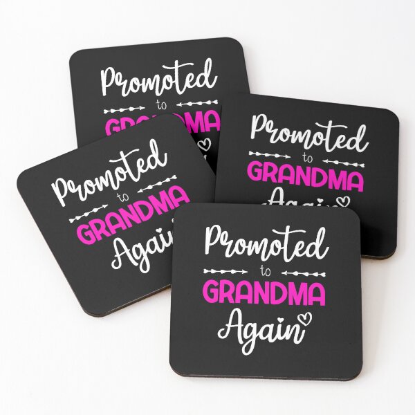 Item preview, Promoted to Grandma Again New Grandma Flowers Gift designed and sold by BestComicss.
