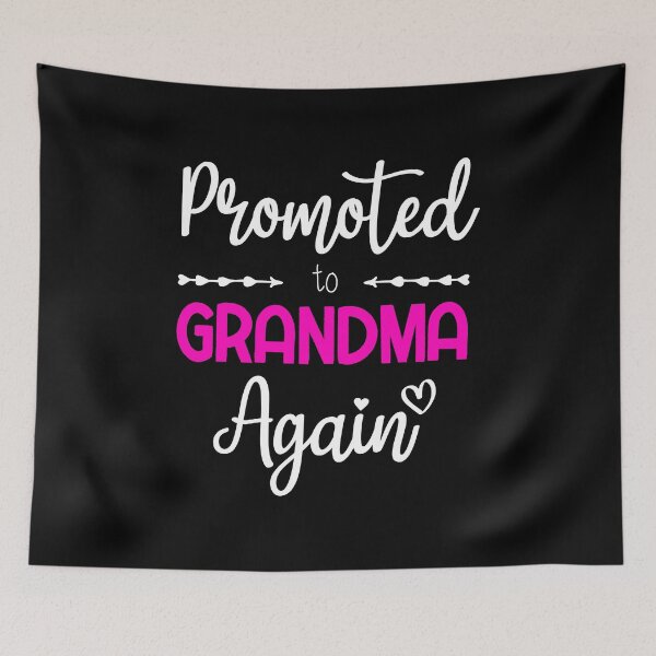 Item preview, Promoted to Grandma Again New Grandma Flowers Gift designed and sold by BestComicss.