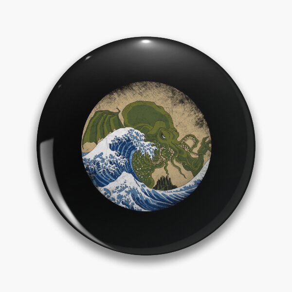 Item preview, Hokusai Cthulhu 90s style designed and sold by ViolaWolff.