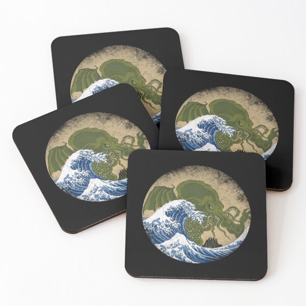Item preview, Hokusai Cthulhu al estilo de los años 90 designed and sold by ViolaWolff.