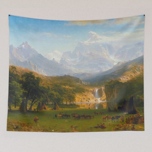 Item preview, The Rocky Mountains, Lander's Peak by Bierstadt designed and sold by TheSoulOfArt.