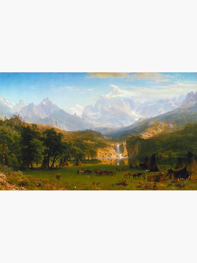The Rocky Mountains, Lander's Peak by Bierstadt by TheSoulOfArt