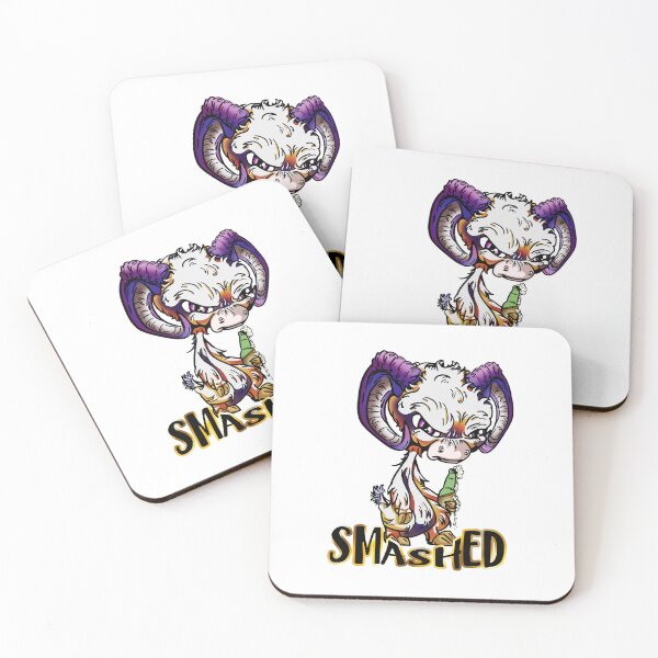 Item preview, Purple and Orange Cartoon Drink GOAT - Smashed designed and sold by iduzarts.