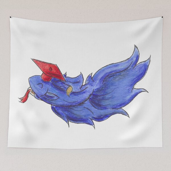 Item preview, Blue Betta Grad designed and sold by KOKeefeArt.