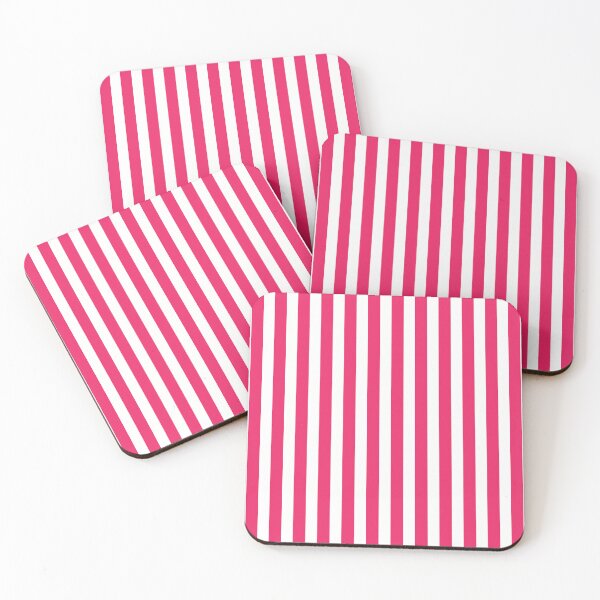 Item preview, white stripes,pink stripes,for her,girly,pretty designed and sold by cutecrazytshirt.