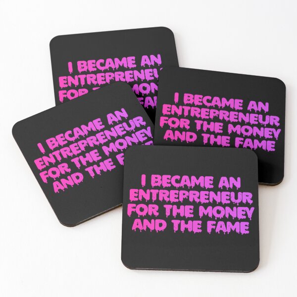 Item preview, Me convertí en empresario por el dinero y la fama designed and sold by Organized Chaos Designs.