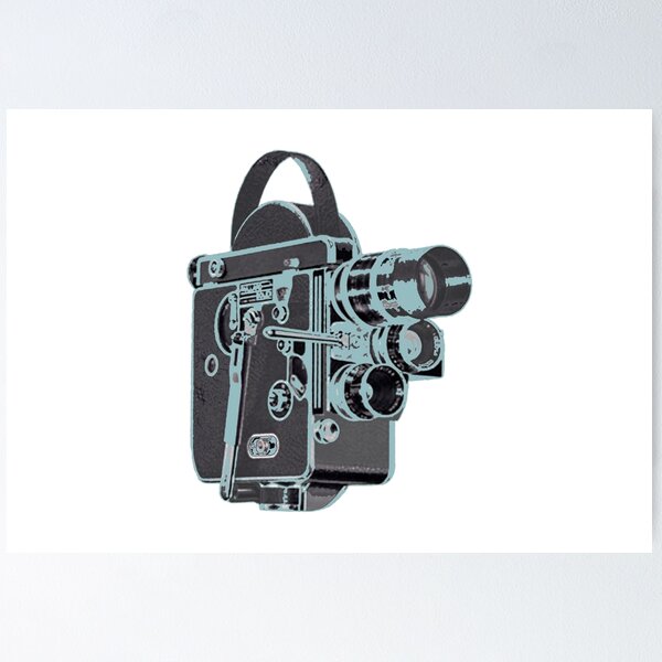 Item preview, Vintage Film Camera in Blue designed and sold by stevespencetv.