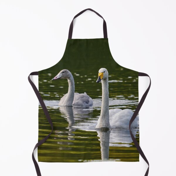 Item preview, Whooper swan  on green water designed and sold by Jouko Lehto Photography.
