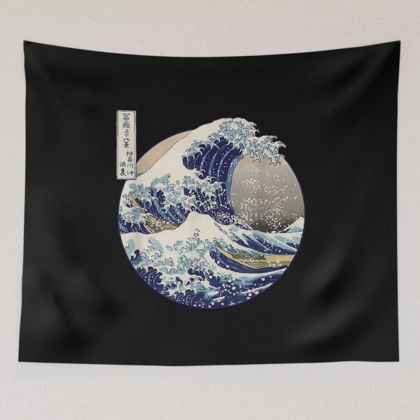 Item preview, Kanagawa Japanese The Great Wave designed and sold by ViolaWolff.
