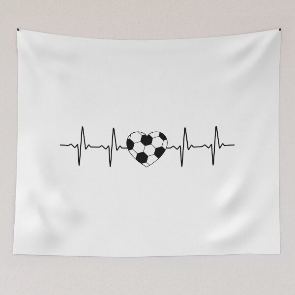 Artikelvorschau, fußball herzfrequenz entworfen und verkauft von OutLoudDesigns.