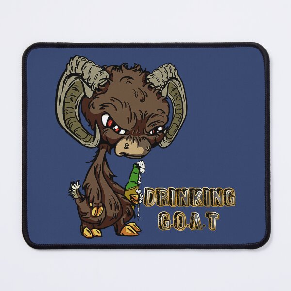 Item preview, Brown Cartoon Drink GOAT - Greatest of All Time designed and sold by iduzarts.
