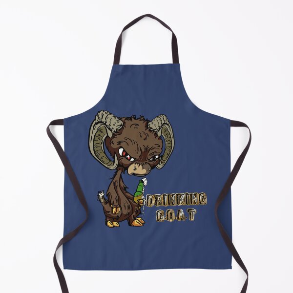Item preview, Brown Cartoon Drink GOAT - Greatest of All Time designed and sold by iduzarts.