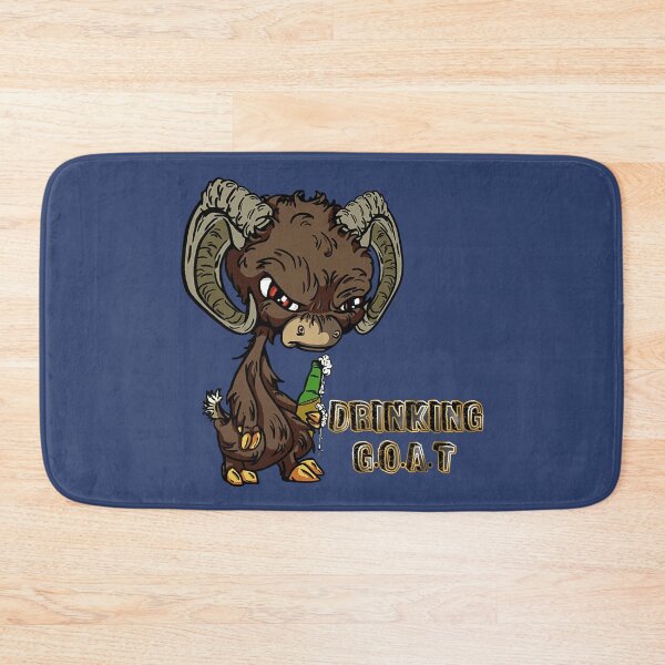 Item preview, Brown Cartoon Drink GOAT - Greatest of All Time designed and sold by iduzarts.