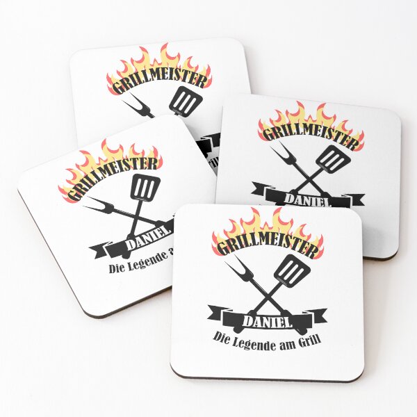 Item preview, Grill master Daniel funny saying first name designed and sold by JanooFactory.